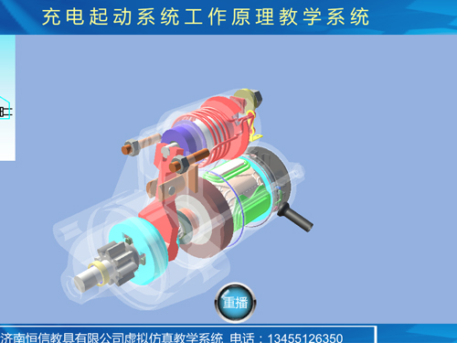 汽車充電起動系統虛擬仿真軟件